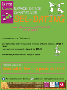 SEL-dating + soirée-jeux familiale @ EVS Chantelude